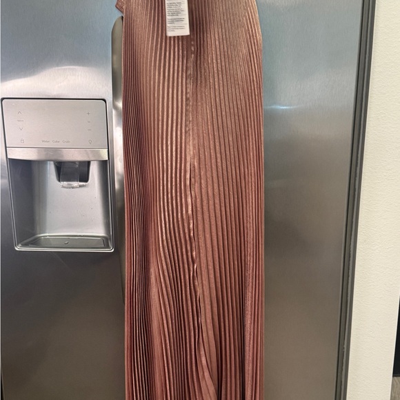 Pleated Maxi Dress in Dusty Rose - Picture 7 of 16